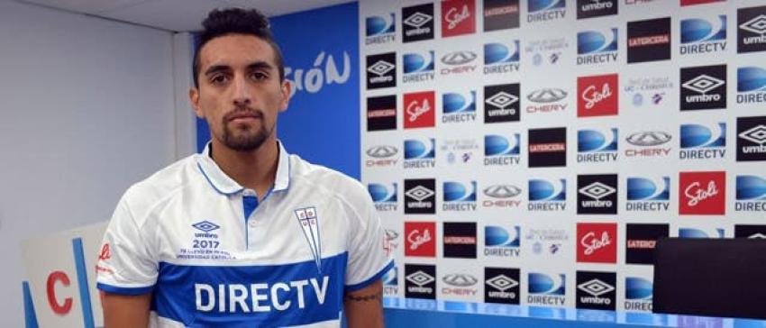 Universidad Católica anuncia oficialmente a Branco Ampuero como nuevo refuerzo