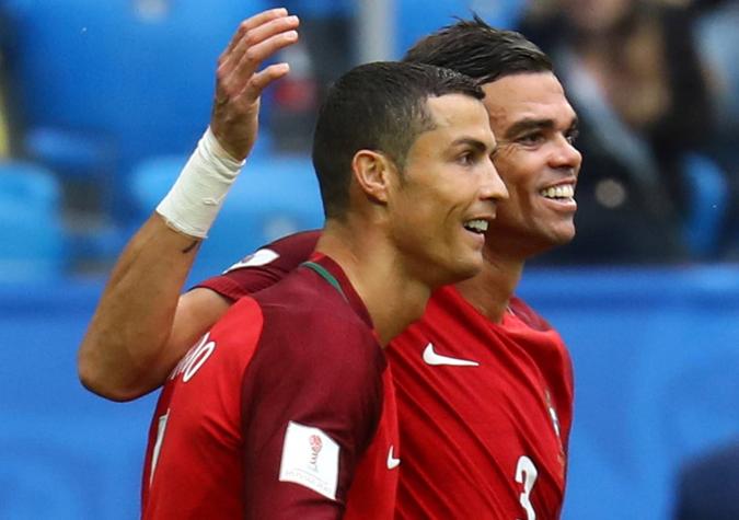 [VIDEO] Cristiano Ronaldo inaugura el marcador ante Nueva Zelanda en San Petersburgo