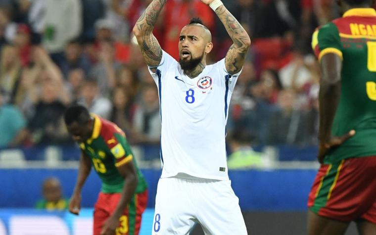 [VIDEO] Arturo Vidal: "Rey" y "guerrero" jugando por Chile