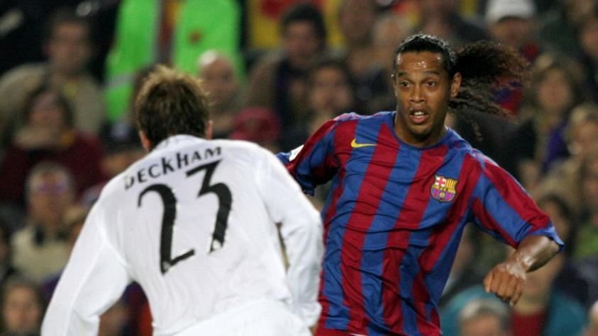 Qué tuvo que ver David Beckham en la llegada de Ronaldinho al Barcelona