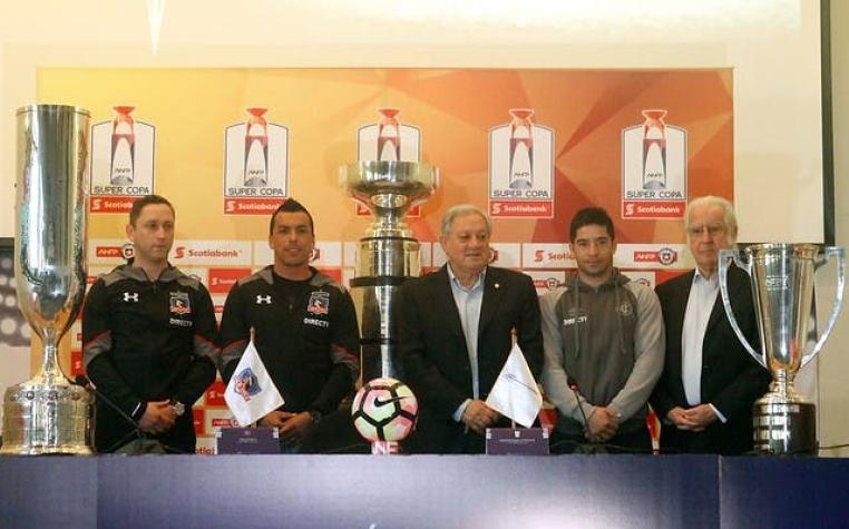 ANFP espera "una gran fiesta" en la Supercopa que animarán Colo Colo y la UC en Canal 13