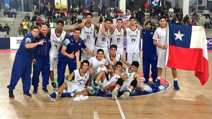 Chile hace historia al alcanzar la final del Sudamericano Sub 17 de básquetbol