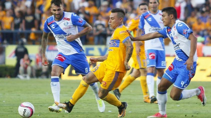 [VIDEO] Eduardo Vargas se viste de habilitador en goleada de Tigres en México