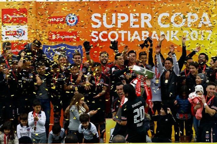Colo Colo golea a Universidad Católica y se queda con la Supercopa 2017