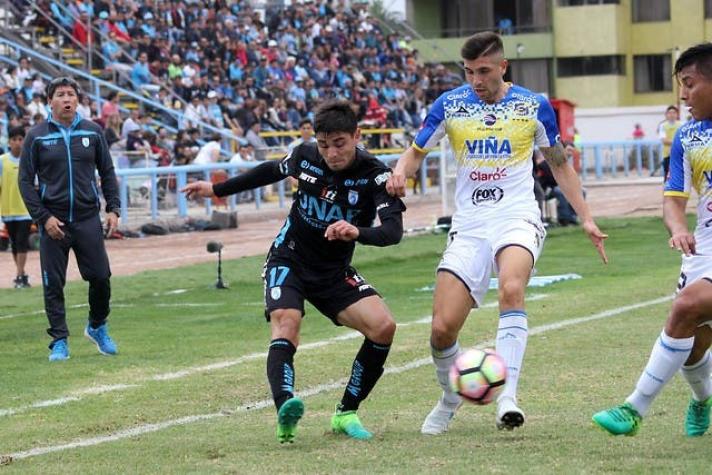 Everton logra valioso y agónico triunfo ante Iquique en su estreno en el campeonato