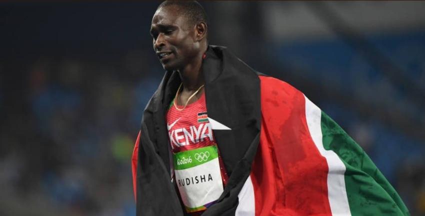 Keniano Rudisha anuncia que queda fuera del Mundial de Atletismo por lesión