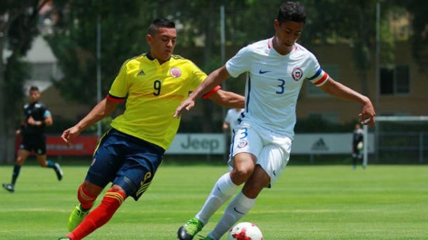 Chile Sub 17 iguala ante Colombia en duelo de preparación para el Mundial de India