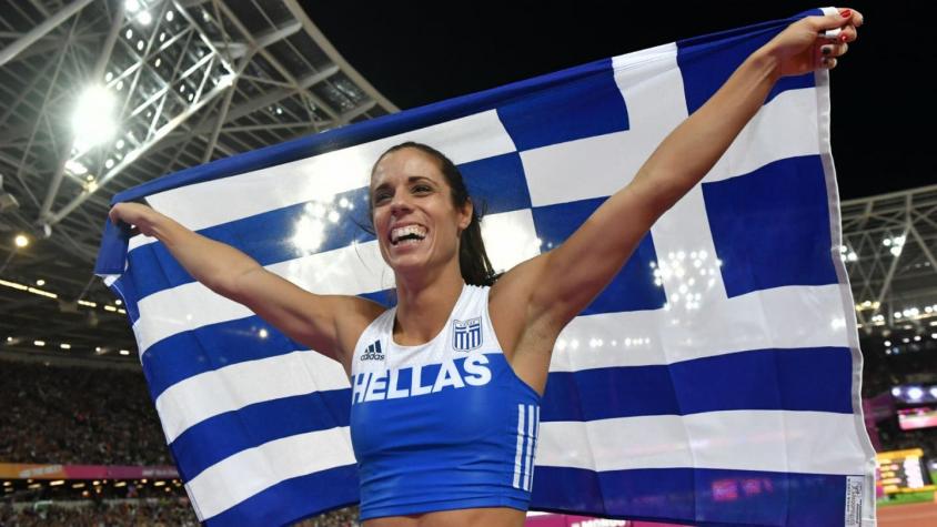 Ekaterini Stefanidi se consagra campeona en salto con garrocha en Londres 2017