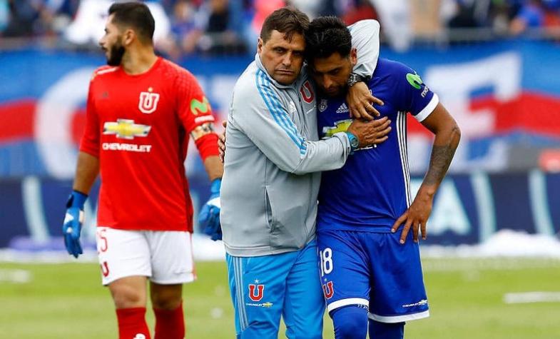 [VIDEO] Así celebró Guillermo Hoyos la permanencia de Gonzalo Jara en la "U"