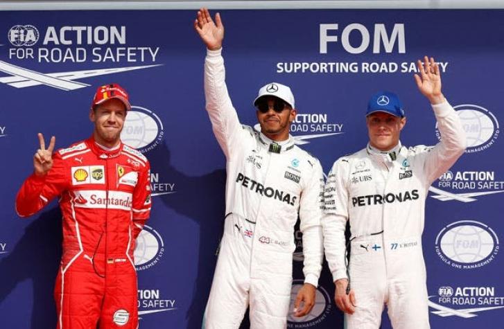 Hamilton logra la pole en GP de Bélgica e iguala récord de Schumacher