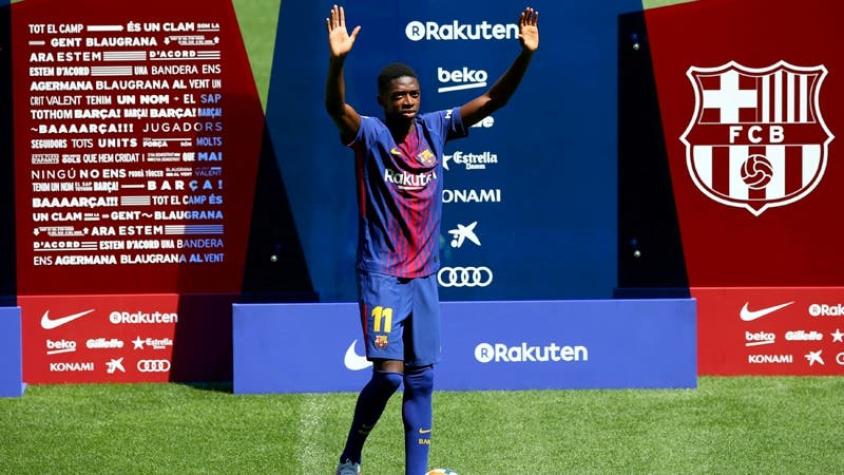 [VIDEO] Barcelona presenta a un “errático” Dembélé y anuncia más fichajes