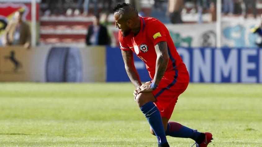 Arturo Vidal se suma a las preocupaciones en "La Roja" por ligera fatiga muscular