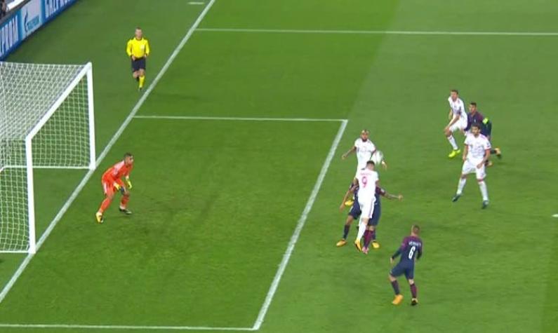 [VIDEO] El gol anulado a Arturo Vidal ante PSG en Champions League