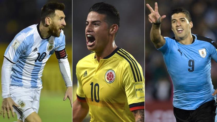 Argentina, Colombia y Uruguay clasifican al Mundial y Perú jugará el repechaje
