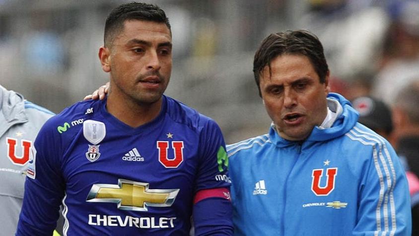 Jara queda descartado en la U para semifinal ante Antofagasta por Copa Chile