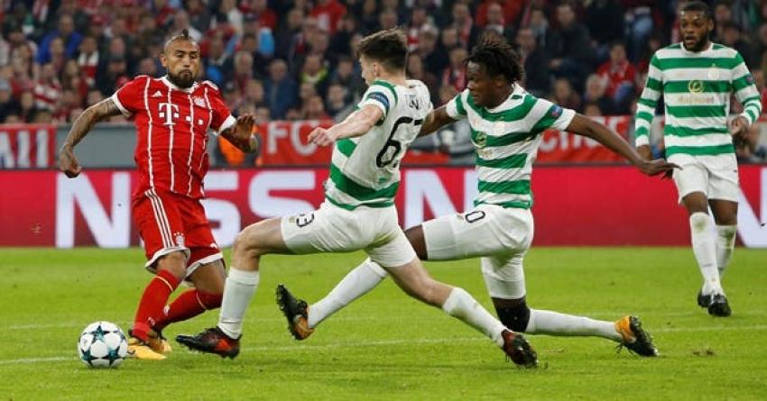 Bayern Munich vence a Celtic por la Champions con Vidal en cancha