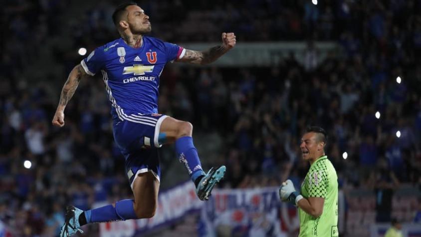 Pinilla levanta a la U que lo da vuelta ante Palestino y sigue al acecho de los líderes
