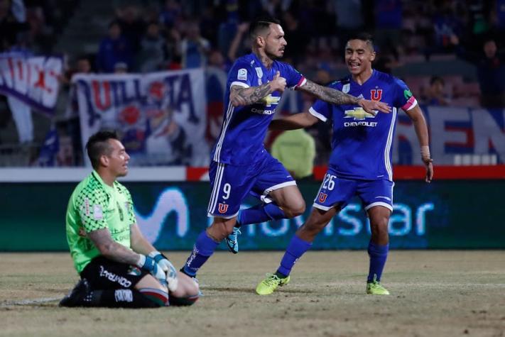[VIDEO] Goles Fecha 10: La "U" celebra ante Palestino en el Nacional