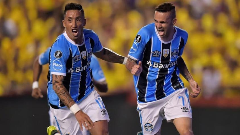Gremio golea de visita a Barcelona en semifinales de la Copa Libertadores