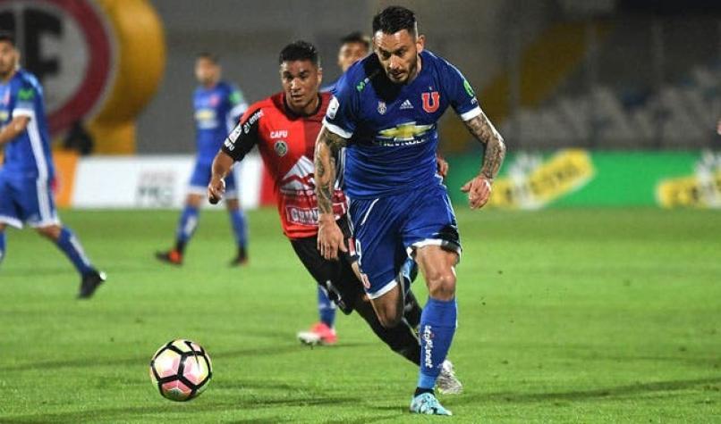 Mauricio Pinilla preocupa en Universidad de Chile de cara al clásico universitario