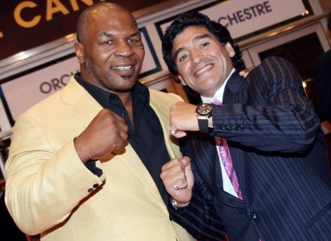 El duro ataque de Diego Maradona a Chile por impedir el ingreso de Mike Tyson