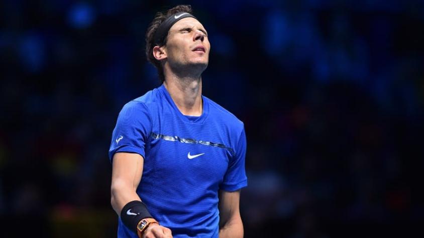 El español Rafael Nadal se retira del Masters de Londres tras caer con Goffin