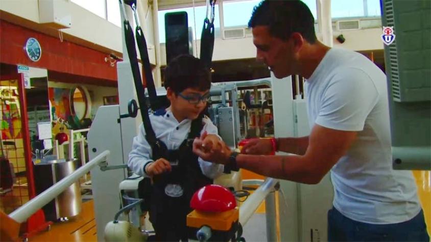[VIDEO] Así fue la visita de Universidad de Chile al Instituto Teletón de Santiago