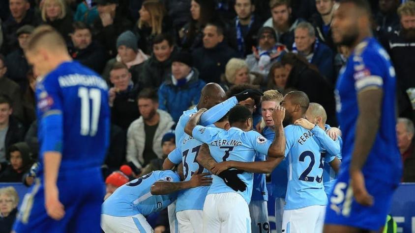 Manchester City sigue imparable en la Premier League tras vencer al Leicester