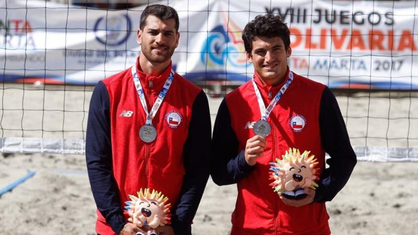 Primos Grimalt y Niemann suman medallas de plata para Chile en Juegos Bolivarianos