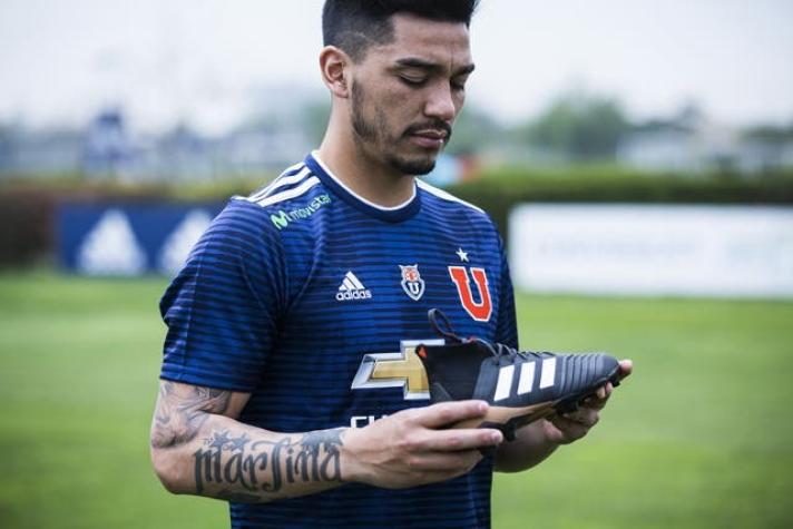 Los nuevos zapatos que lucirán figuras de Universidad de Chile