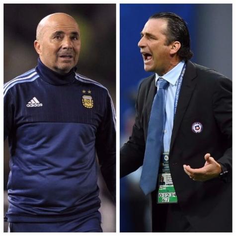 [VIDEO] El encuentro entre Sampaoli y Pizzi en hotel de Moscú previo al sorteo