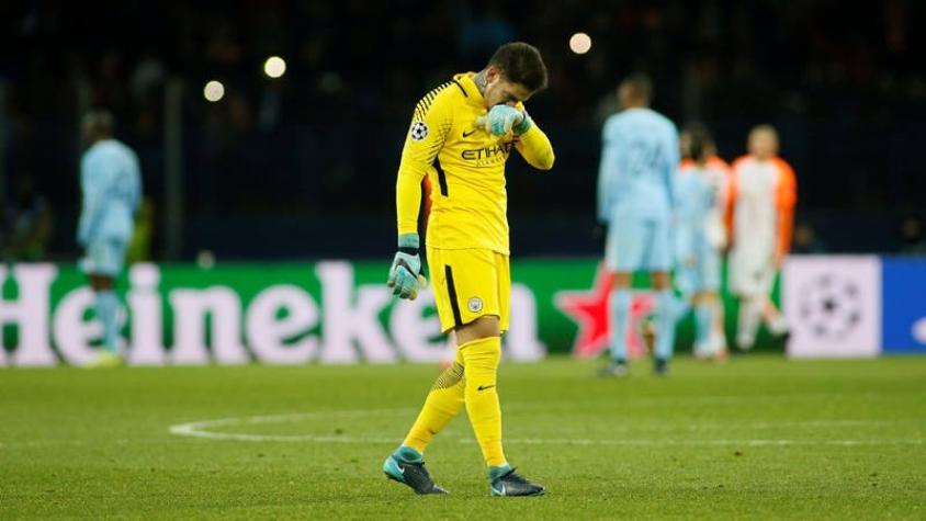 Manchester City pierde su invicto tras garrafal error de su arquero en Champions