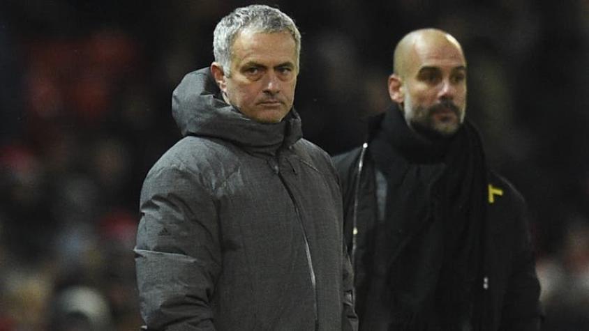 Dardos cruzados entre Mourinho y Guardiola tras el clásico de Mánchester