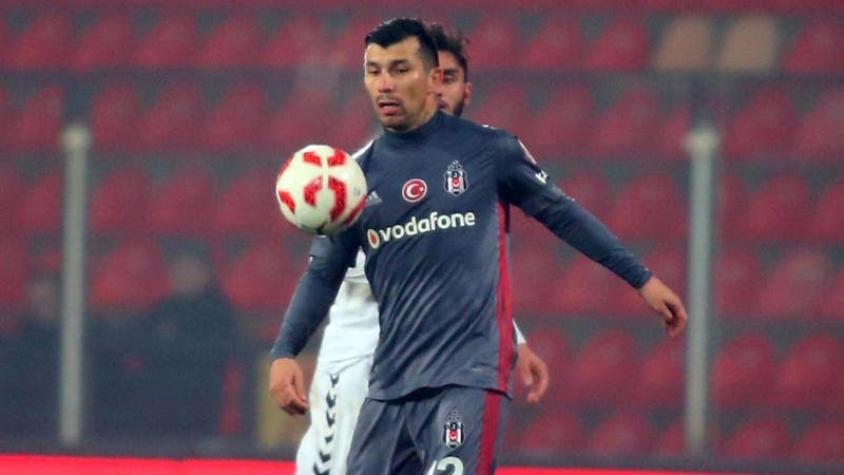 Gary Medel vuelve a la titularidad en empate del Besiktas por la Copa de Turquía