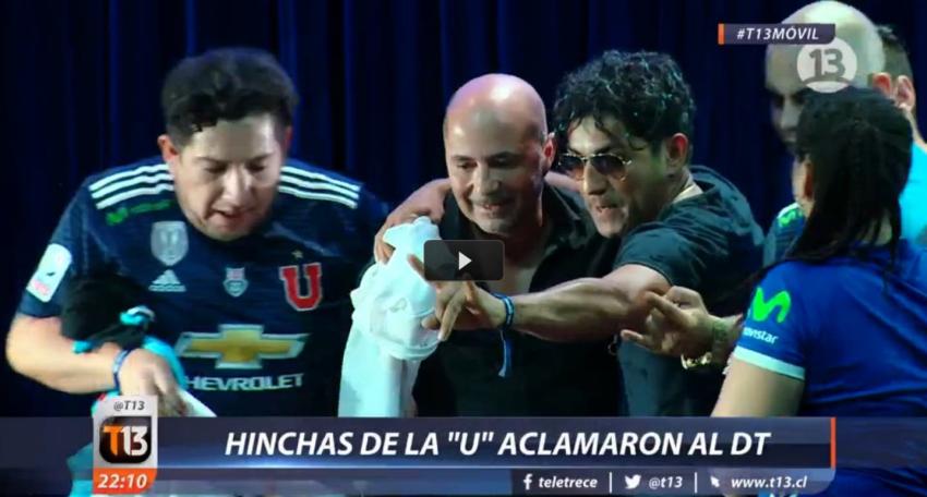 [VIDEO] Jorge Sampaoli en su visita por Chile