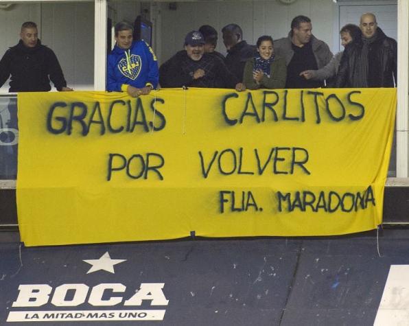 Diego Maradona apoya el regreso de Tevez a Boca Juniors