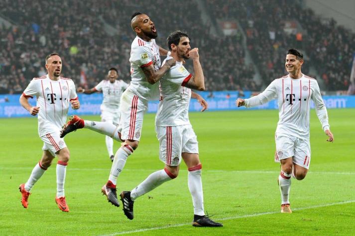 Arturo Vidal triunfa con el Bayern Munich en la Bundesliga