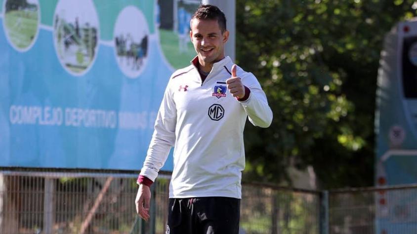 Rivero trabaja para volver en Colo Colo: “Mi meta está en recuperarme cuanto antes”