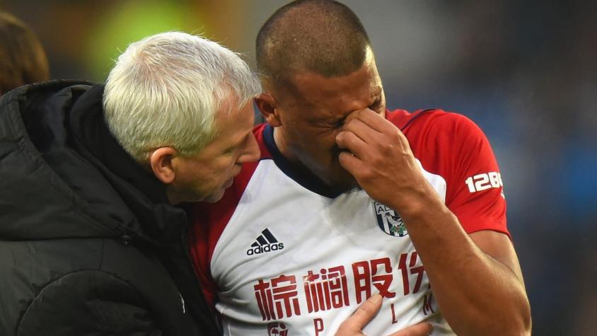 El desgarrador llanto del venezolano Salomón Rondón al fracturar a un rival con una patada