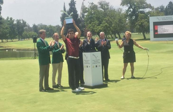 Joaquín Niemann se consagra campeón del Latin America Amateur Championship