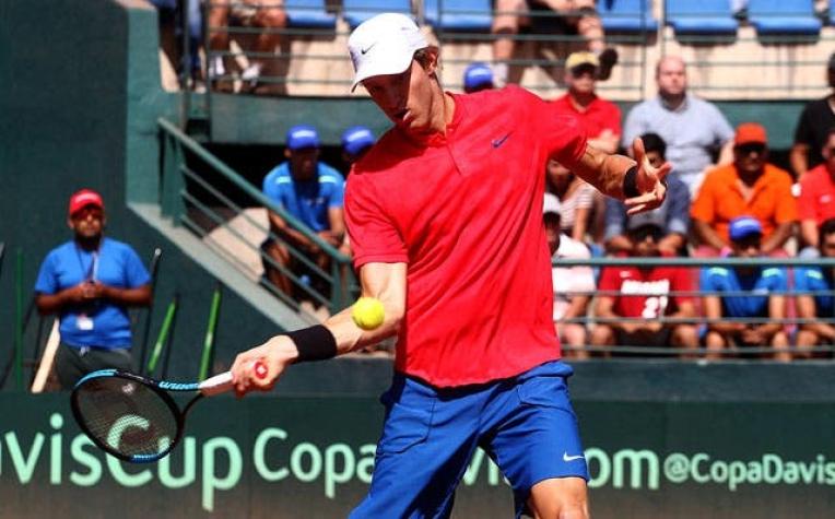 Nicolás Jarry le da a Chile el primer punto frente a Ecuador en Copa Davis