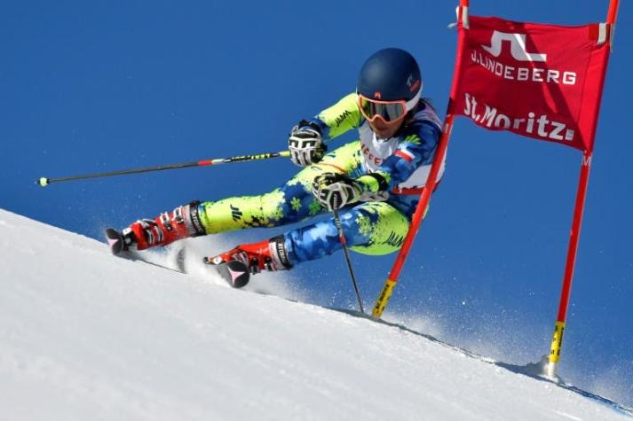 La chilena Noelle Barahona, 39ª del Supergigante de Juegos Olímpicos