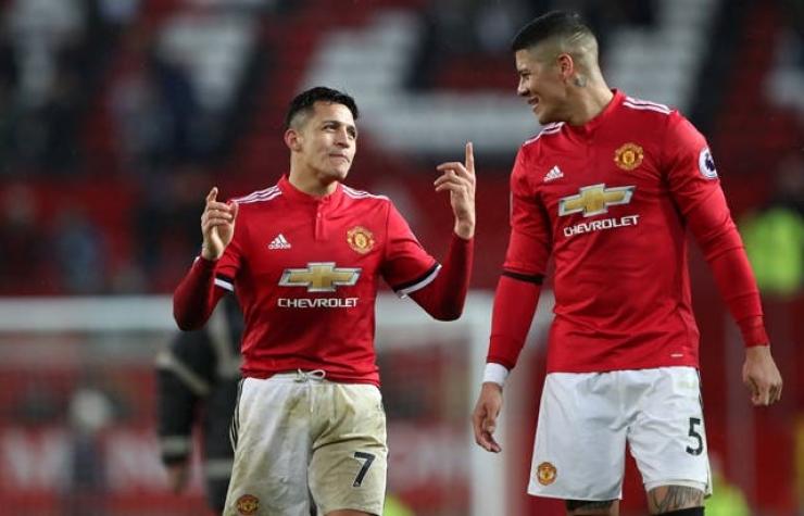 Marcos Rojo y Alexis: “Es mejor que estemos del mismo lado, ya que siempre terminábamos pateándonos”