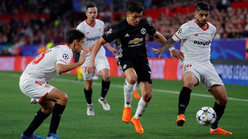 [Minuto a Minuto] Manchester United con Alexis igualó ante Sevilla por Champions