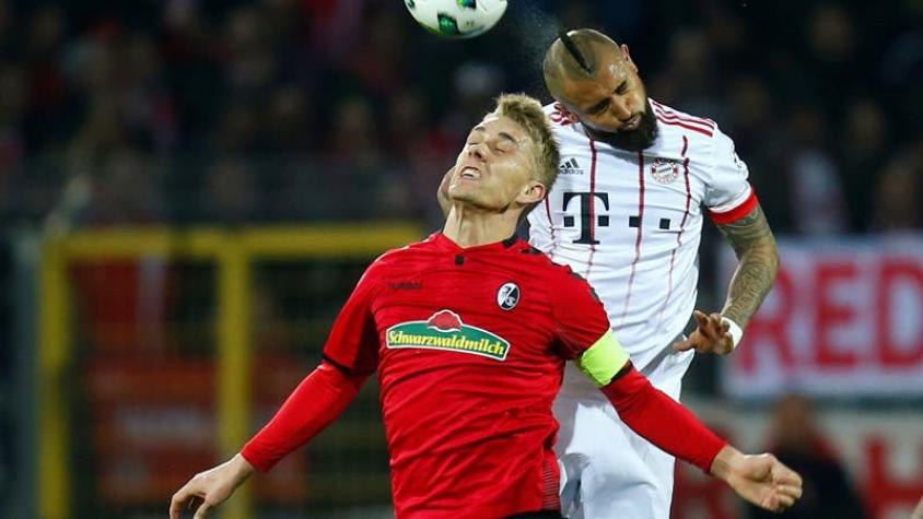 Vidal participa en goleada del Bayern Munich que sigue imparable hacia el título