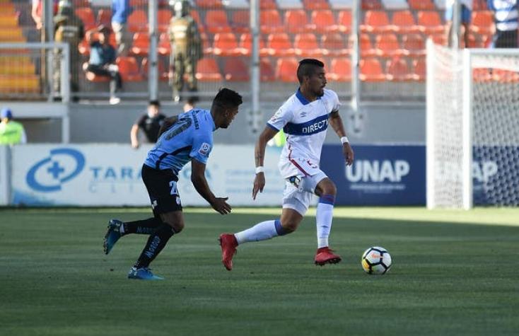 Defensa de Universidad Católica Branco Ampuero es elegido el “crack” de la quinta fecha