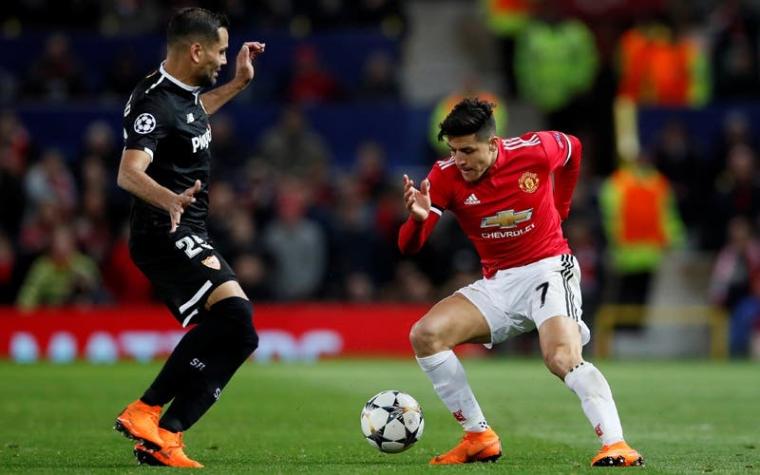 [Minuto a Minuto] Alexis fue titular en derrota del United ante Sevilla en Champions