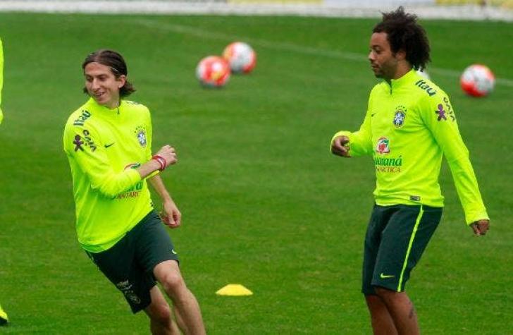Brasil sufre con lesión de su lateral Filipe Luis que lo dejaría fuera del Mundial de Rusia