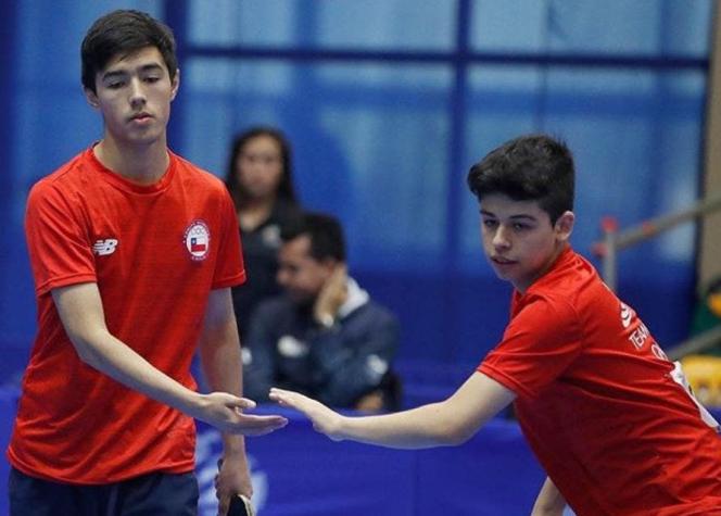 ¡Oro para Chile!: dupla nacional vence a Brasil en final del Sudamericano de Tenis de Mesa