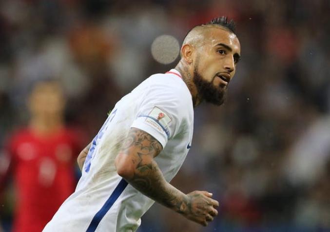 [FOTO] "Nos roban siempre": el reclamo de Vidal por penal de Cruzeiro a la U